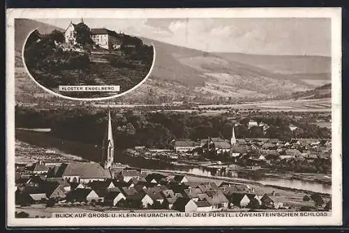 AK Grossheubach, Kloster Engelberg, Ortsansicht