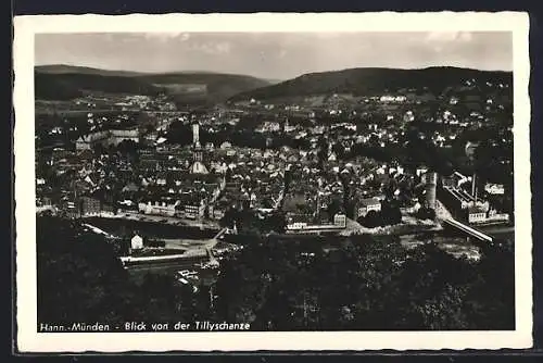 AK Hann.-Münden, Blick von der Tillyschanze