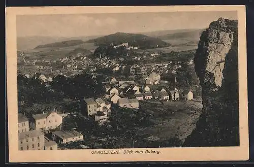 AK Gerolstein, Blick auf den Ort vom Auberg