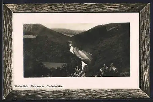 AK Wiedbachtal, Blick ins Tal von der Elisabeth-Höhe