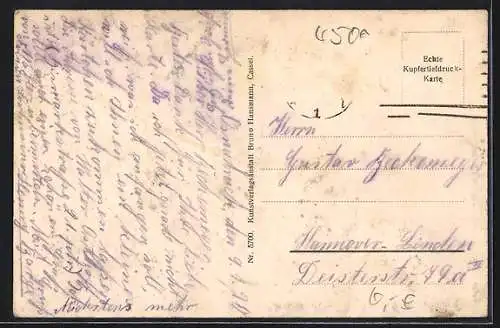 AK Osnabrück, Hasepartie mit Brücke