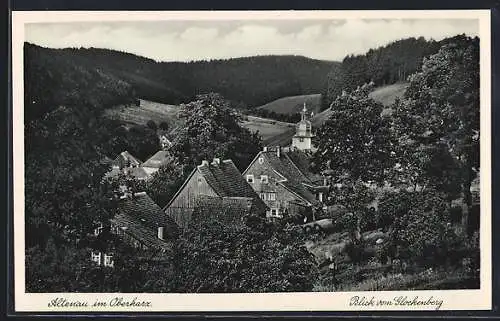 AK Altenau / Oberharz, Blick vom Glockenberg