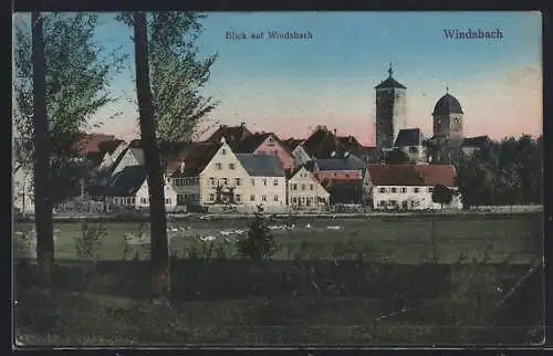 AK Windsbach, Blick auf den Ort