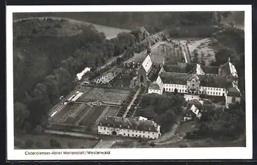 AK Marienstatt /Westerwald, Blick auf die Cistercienser-Abtei