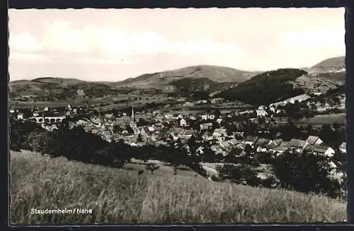 AK Staudernheim /Nahe, Ortsansicht aus der Vogelschau