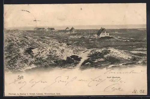 AK Rantum /Sylt, Ortsansicht aus der Vogelschau