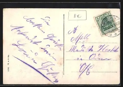 AK Breisach, Blick hinauf zur Kirche