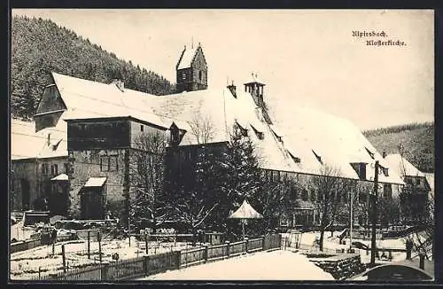 AK Alpirsbach, Klosterkirche im Winter