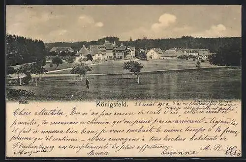 AK Königsfeld / Schwarzwald, Panorama