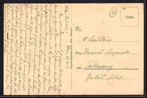 AK Ulm / Donau, Partie am Zundeltor