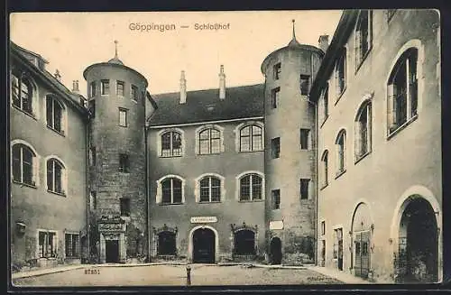 AK Göppingen, Partie im Schlosshof