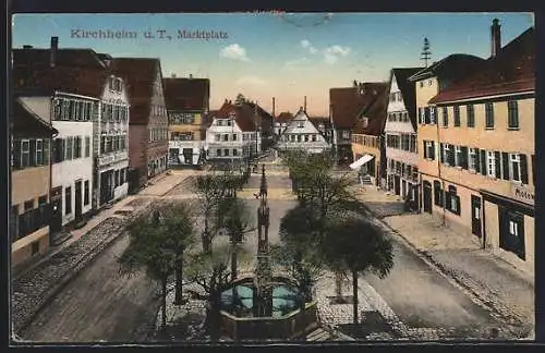 AK Kirchheim / unter Teck, Marktplatz