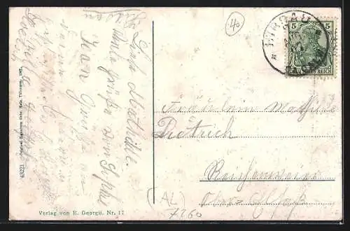 AK Calw, Totalansicht aus der Vogelschau