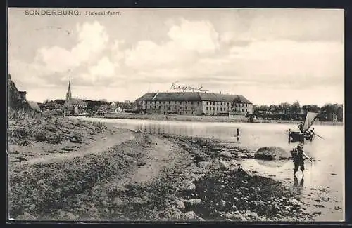 AK Sonderburg, Hafeneinfahrt