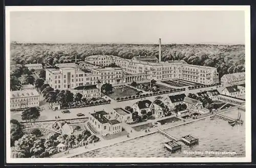 Künstler-AK Skordsborg, Badesanatorium