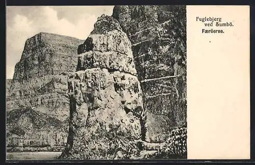 AK Faeröerne, Fuglebjerg ved Sumbö