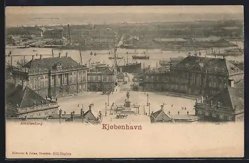 AK Kjobenhavn, Amalienborg, Dampfer