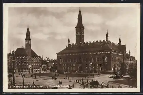 AK Kobenhavn, Raadhuset og Paladshotellet