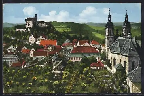 AK Gössweinstein /fränk. Schweiz, Blick auf den Ort