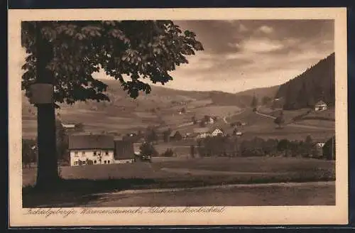 AK Warmensteinach /Fichtelgebirge, Blick ins Moosbachtal