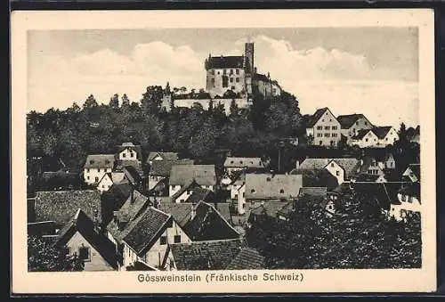 AK Gössweinstein / Fränkische Schwaiz, Teilansicht