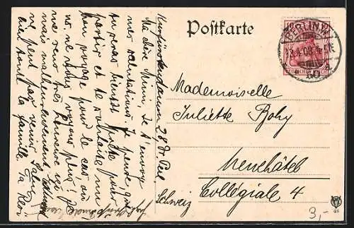 AK Berlin, Unter den Linden, Ecke Friedrichstrasse mit Victoria Café