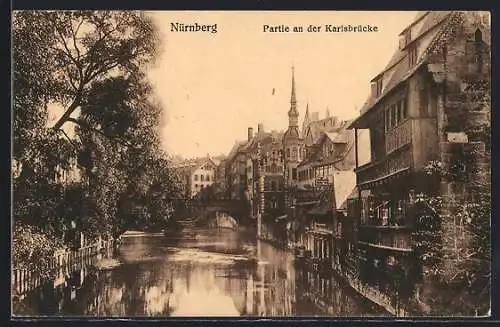 AK Nürnberg, Partie an der Karlsbrücke