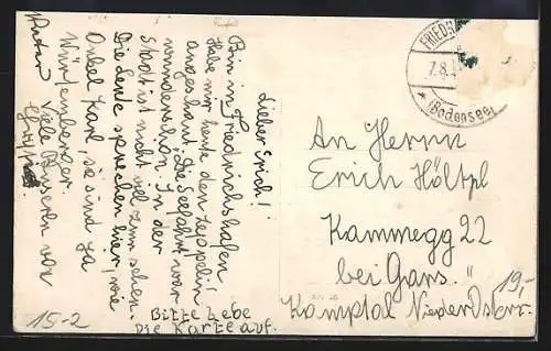 Foto-AK Luftschiff Graf Zeppelin auf einem Flugfeld