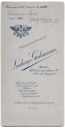 Fotografie L. Gutmann, Wien, Schauspieler Dora Keplinger u. Richard Waldemar in Ein Walzertraum: Piccolo