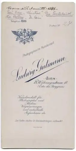 Fotografie Ludwig Gutmann, Wien, Schauspielerin Hansi Niese als Christine und Robert Valberg als Der Kaiser