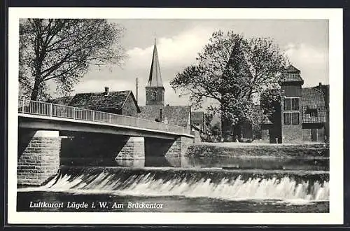 AK Lügde i. W., Partie am Brückentor
