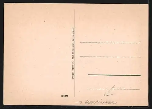 AK Heppingen, Ortsansicht mit Jugendherberge und Landskron