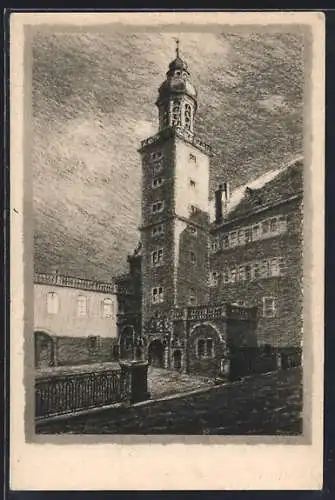 AK Darmstadt, Glockenspiel im alten Schloss