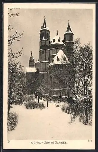 AK Worms, Dom im Schnee