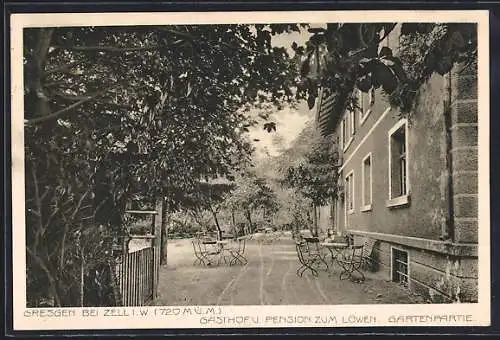 AK Gresgen, Gasthaus und Pension zum Löwen von Carl Brunner