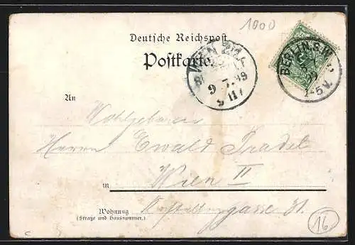 AK Berlin-Kreuzberg, Grand Restaurant Fürst Blücher, Belle-Allianceplatz 12, Inh. Ernst Elsner