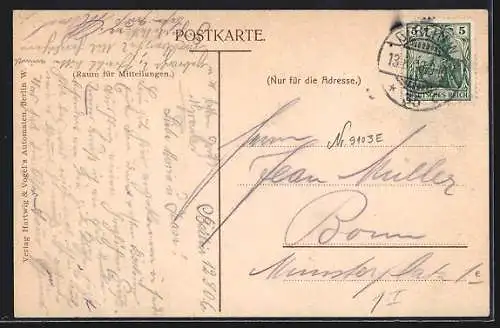 AK Berlin-Grunewald, Gasthaus Königliches Forsthaus Paulsborn