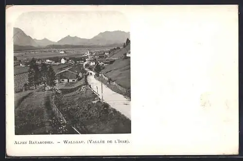 AK Wallgau, Ortsansicht