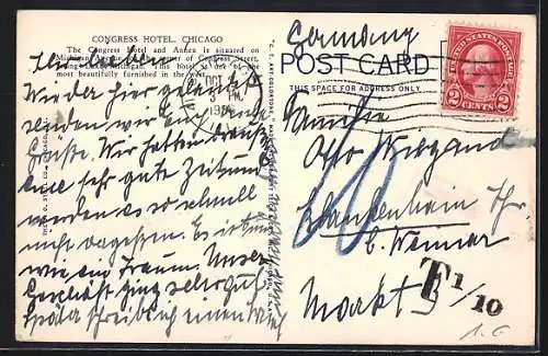 AK Chicago, IL, Congress Hotel