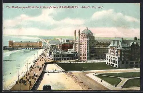 AK Atlantic City, NJ, The Marlborough-Blenheim & Young`s New Pier