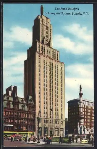 AK Buffalo, NY, The Rand Building in Lafayette Square