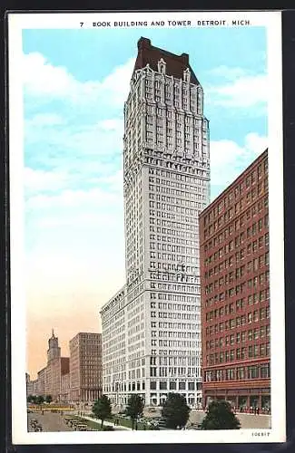 AK Detroit, MI, Book Building and Tower