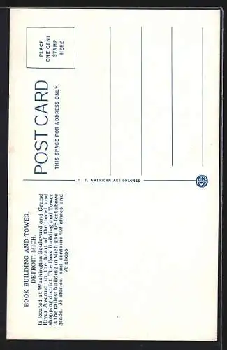 AK Detroit, MI, Book Building and Tower