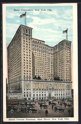 AK New York, NY, Hotel Commodore