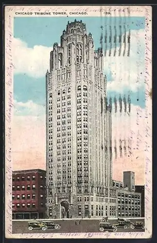 AK Chicago, IL, Chicago Tribune-Tower