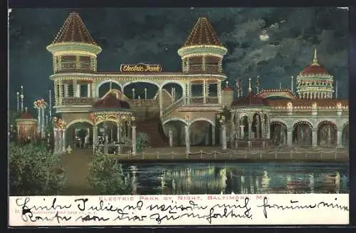 AK Baltimore, MD, Electric Park by Night