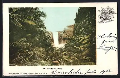 AK Honolulu, HI, Rainbow Falls