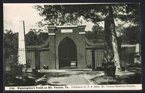 AK Mt. Vernon, VA, Washington`s Tomb