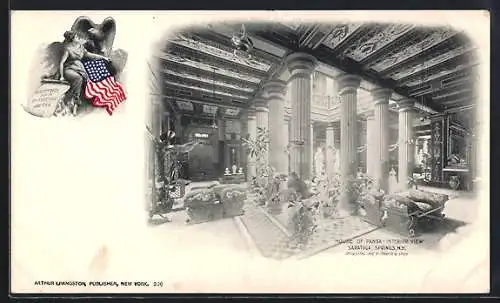 AK Saratoga Springs, NY, House of Pansa, Interior View