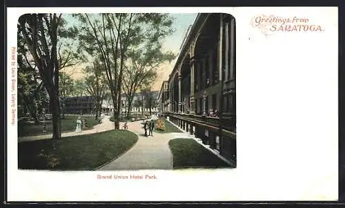 AK Saratoga, NY, Grand Union Hotel Park